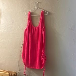 Stretchy Beach cover with adjustable ties on side